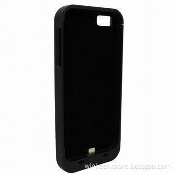 Battery Case Design for Charging iPhone 5, with 2,200mAh and 5V, 800A Input